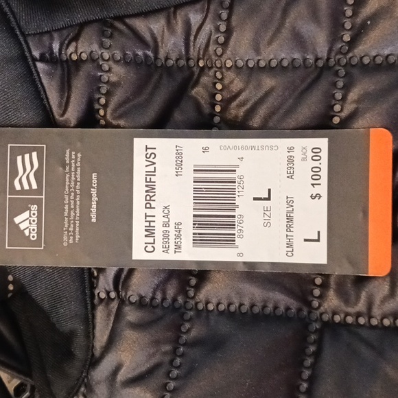 Adidas "Climaheat" Prime Fill Zip Vest in Size L (NWT) - Picture 7 of 8